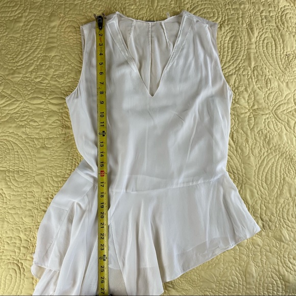 Champagne V-Neck Sleeveless Top - Picture 6 of 11